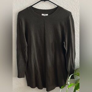 Croft & Barrow Olive Crew Neck Sweater